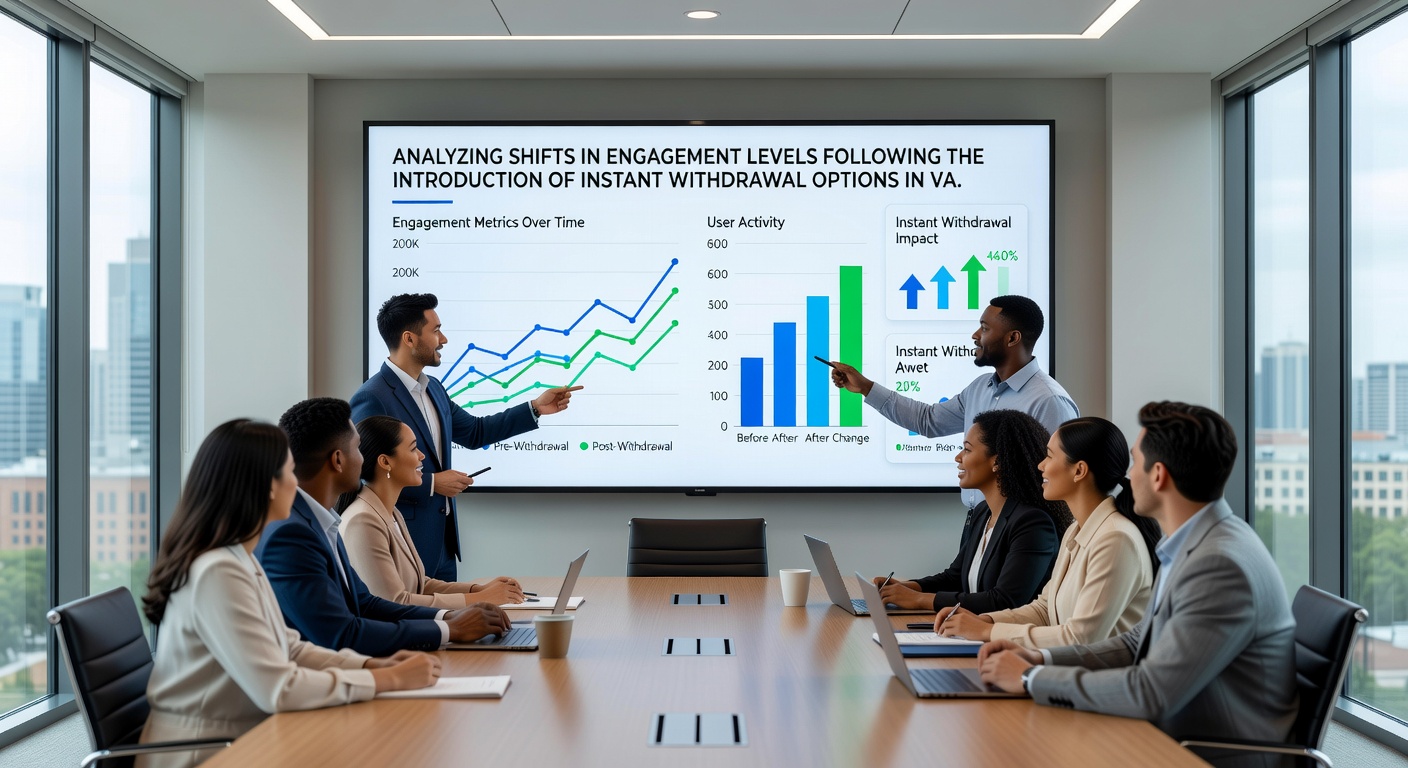 Infographic illustrating retention rate improvements in sports betting and live dealer formats after instant payouts launched