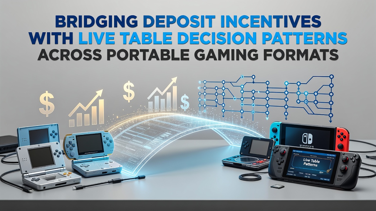 Mobile gaming interface showing live dealer tables alongside deposit bonus notifications on a tablet device