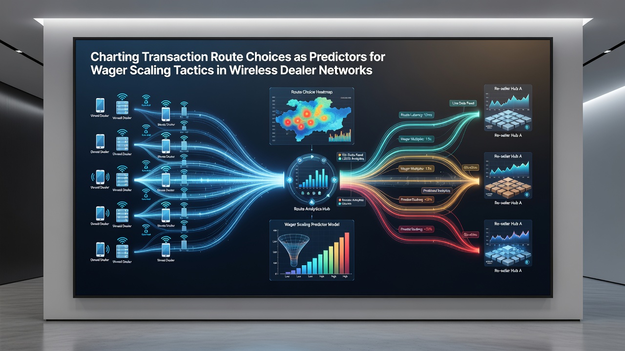 Data visualization of transaction routes correlated with wager scaling in mobile hybrid casino games