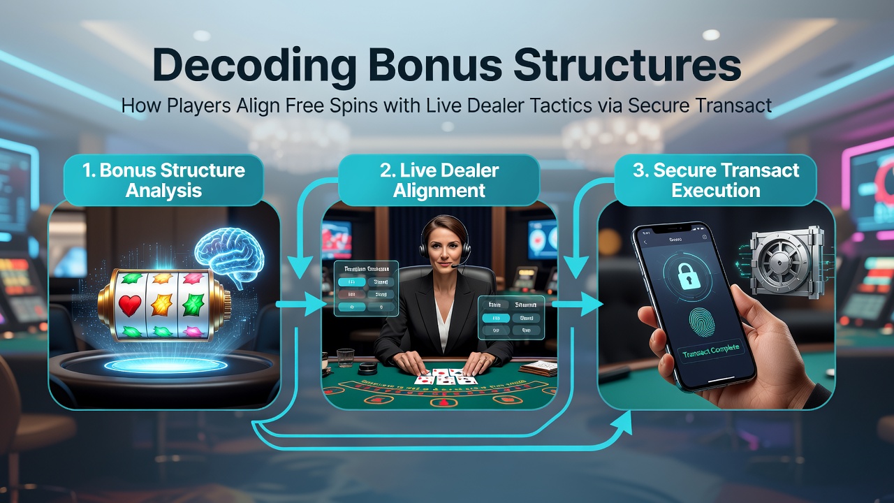 Secure digital payment interface displaying transaction confirmation between slot bonuses and live casino tables