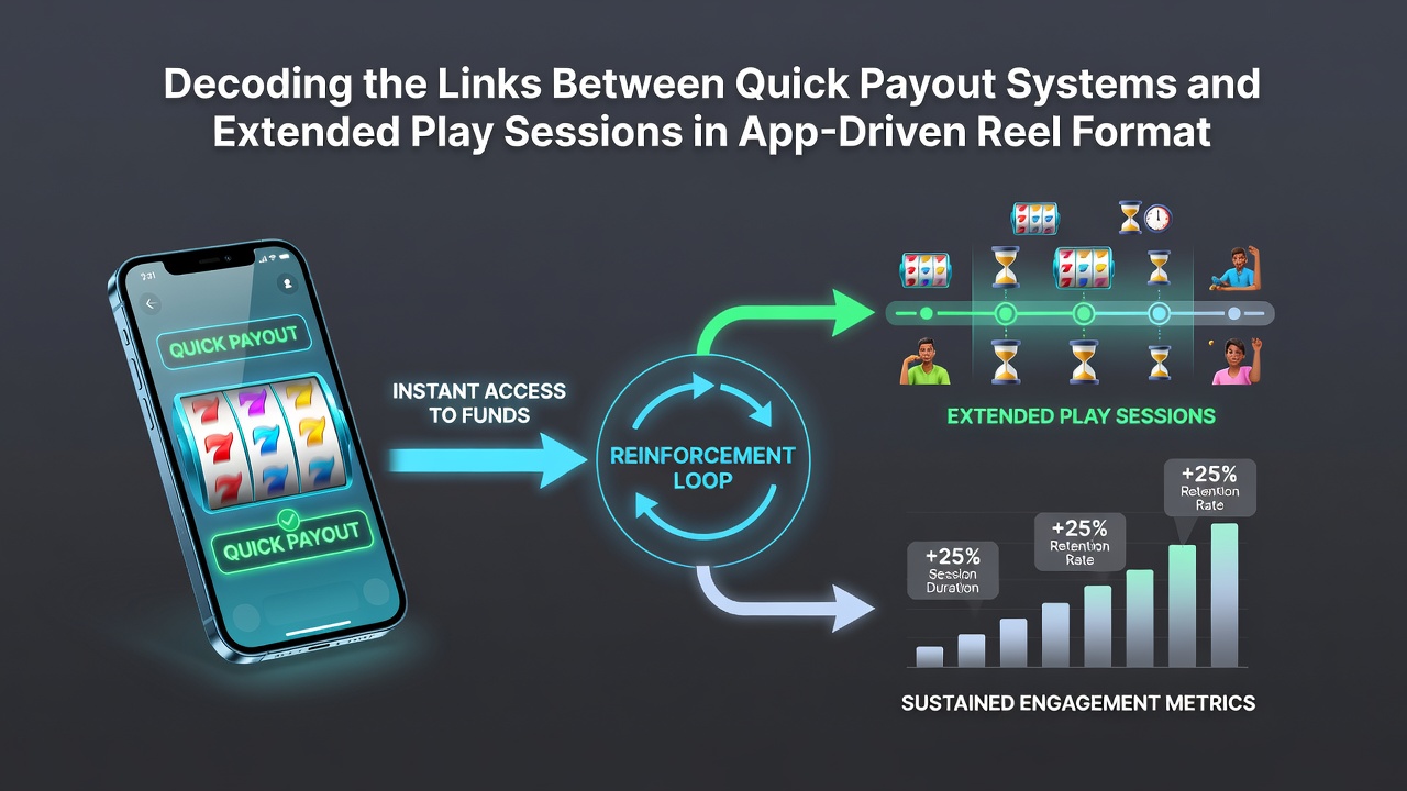 Data visualization chart comparing payout processing times against average session durations across multiple mobile reel platforms
