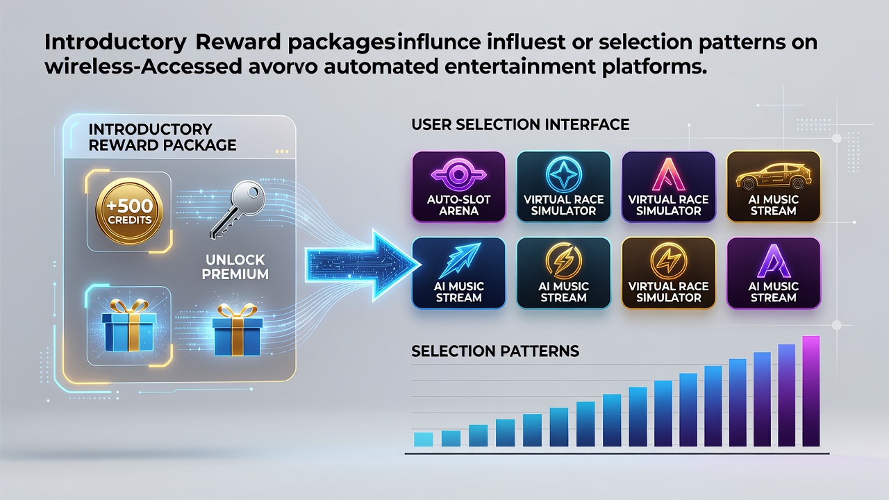Mobile app screen displaying introductory bonus offers on automated slot games