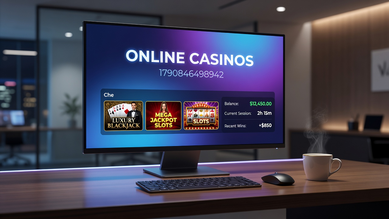Mobile device displaying an online casino app with slot games and payment options
